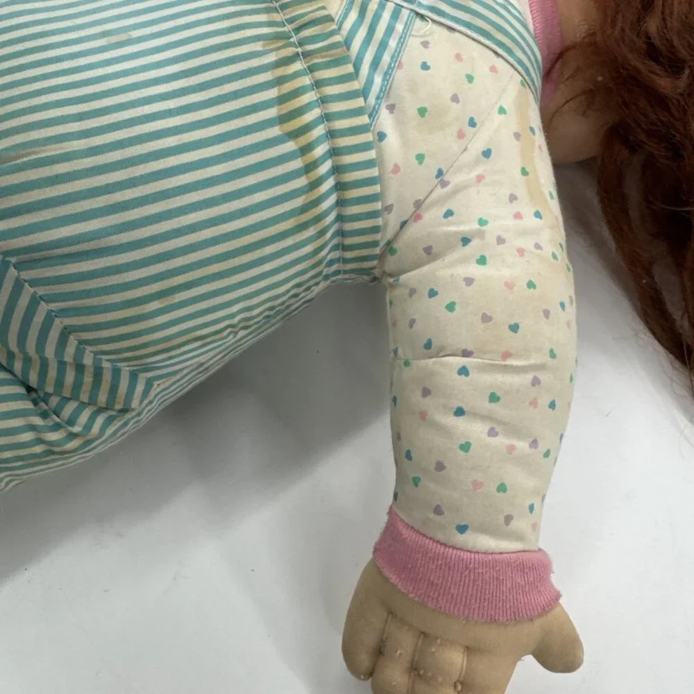 Vintage 1986 Playskool My Buddy Kid Sister Doll Auburn Red Hair Green Eyes 20